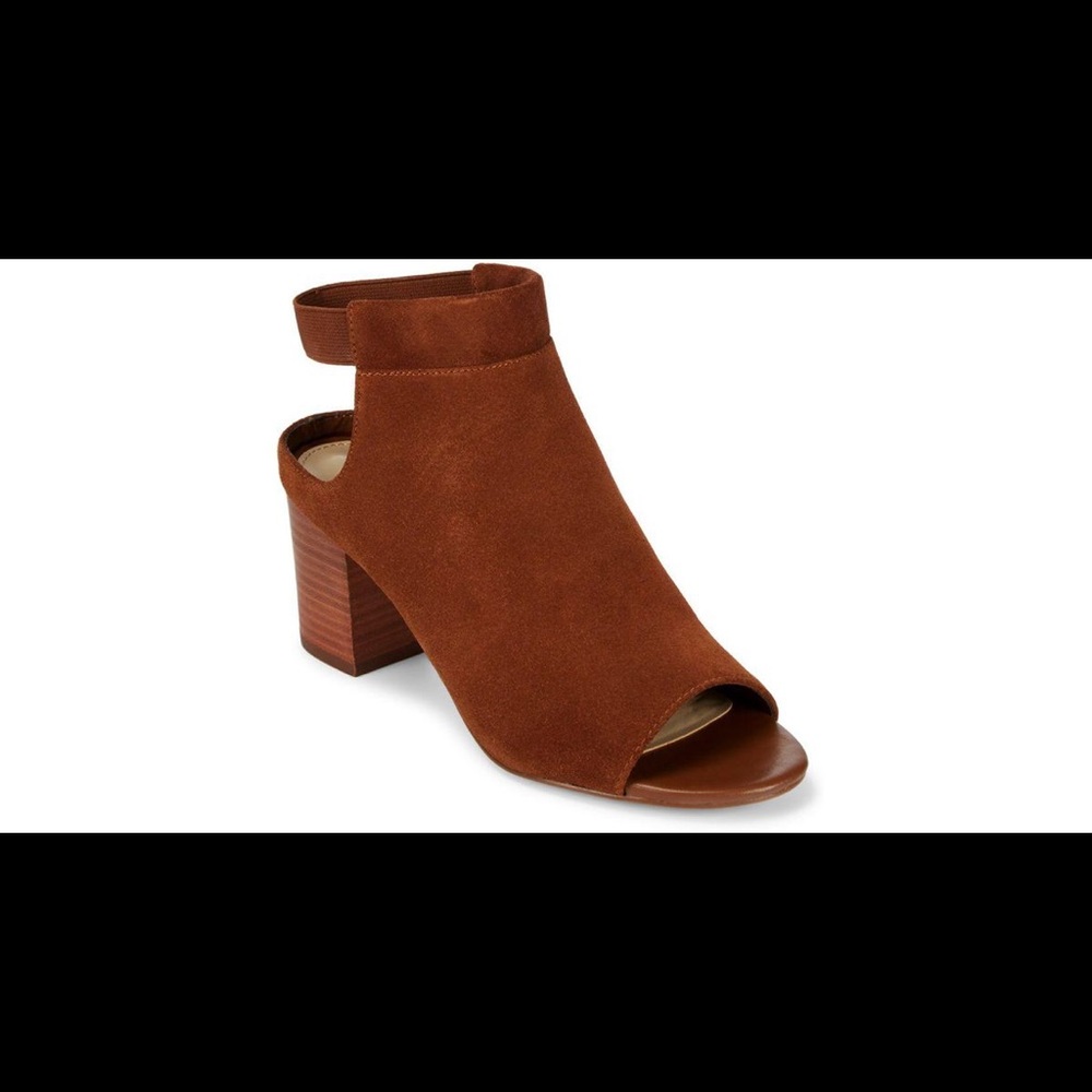 Saks Fifth Avenue Charles Leather Mules Size 6.5